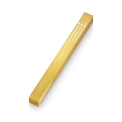 Adi Sidler Notes Design Shin Mezuzah Case Gold | Mezuzah by Adi Sidler