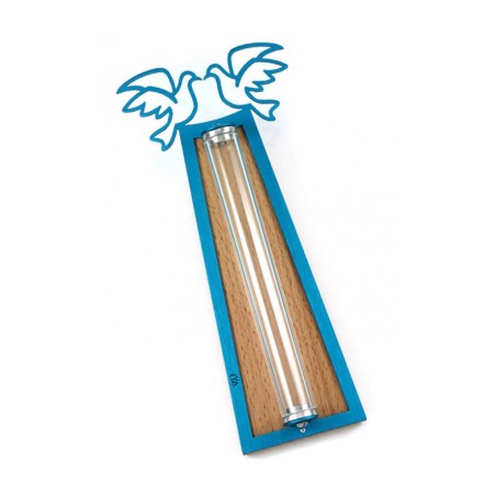 Shraga Landesman Peace Doves Mezuzah Case Tu... | Modern Mezuzah Cases