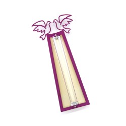 Shraga Landesman Peace Doves Mezuzah Case Pu... | Modern Mezuzah Cases