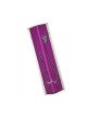 Shraga Landesman Angular Shiny Violet Alumin... | Modern Mezuzah Cases