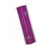 Shraga Landesman Angular Shiny Violet Alumin... | Modern Mezuzah Cases