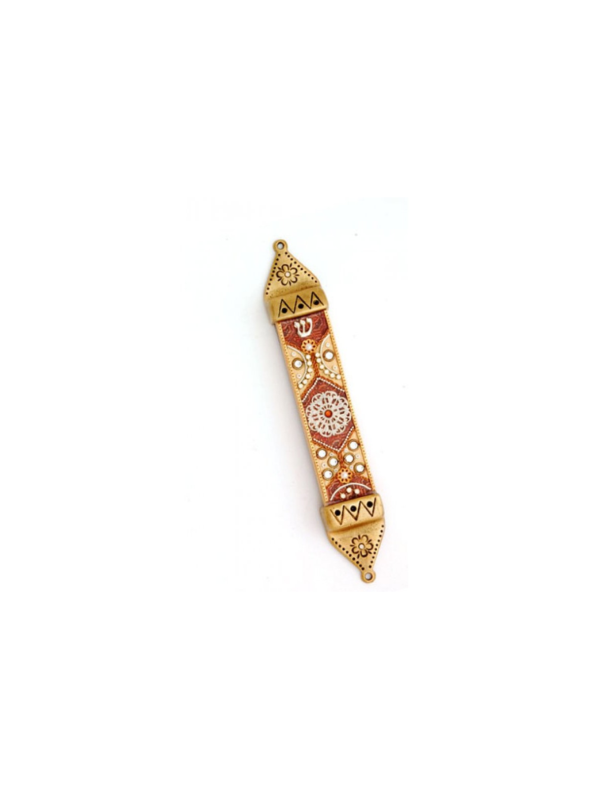 Autumn Colors Mezuzah Case by Ester Shahaf | Mezuzah by Esther Shahaf