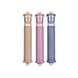 Agayof Cylinder Mezuzah Case with Shema Pray... | Modern Mezuzah Cases