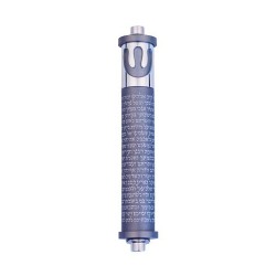 Agayof Cylinder Mezuzah Case with Shema Pray... | Modern Mezuzah Cases