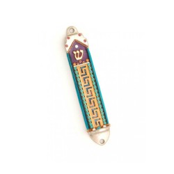 Geometric Mezuzah Case by Ester Shahaf | Mezuzah by Esther Shahaf