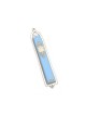 Classic Light Blue Dove Mezuzah by Ester... | Mezuzah by Esther Shahaf