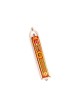 Fiery Shin Pewter Mezuzah by Ester Shahaf | Mezuzah by Esther Shahaf