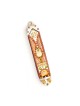 Orange Decoration Pewter Mezuzah by Este... | Mezuzah by Esther Shahaf