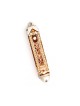 Maroon Gold Shin Mezuzah by Ester Shahaf | Mezuzah by Esther Shahaf