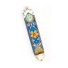 Orange Flower Mezuzah Case Ester Shahaf | Mezuzah by Esther Shahaf
