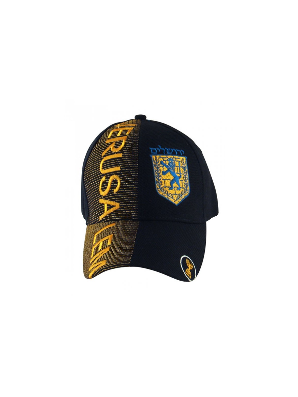 Casquette Sportive Confortable Jérusalem avec son Emblème | Casquettes israéliennes