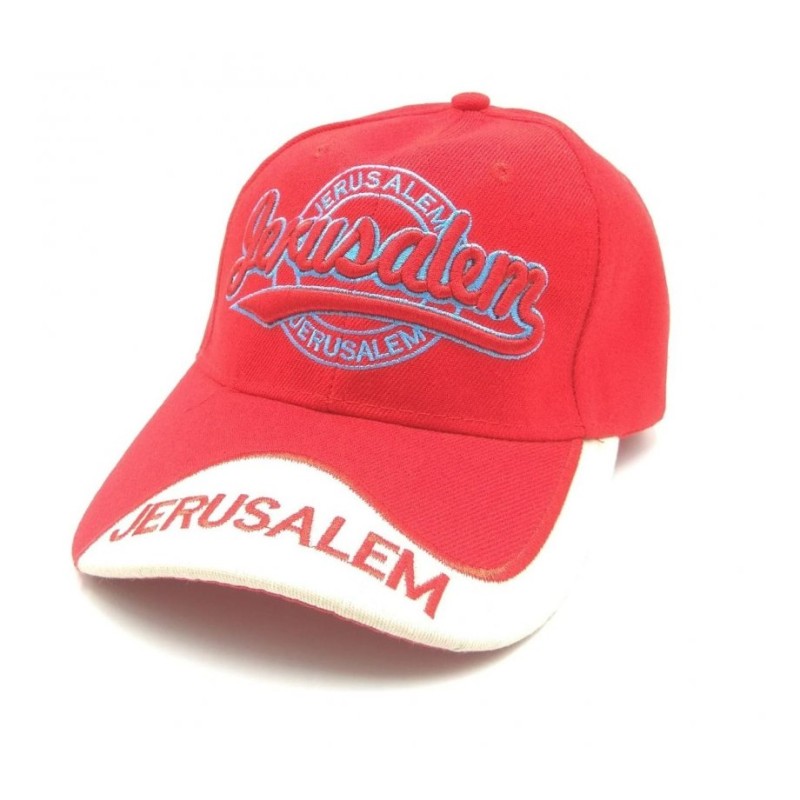 Baseball Cap with Embroidered Jerusalem Design Choic... | Israeli Caps
