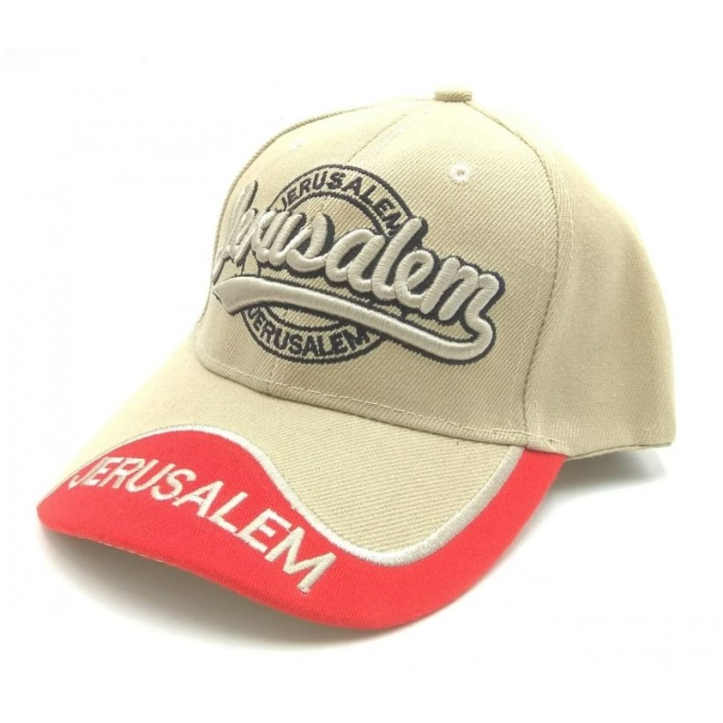 Baseball Cap with Embroidered Jerusalem Design Choic... | Israeli Caps