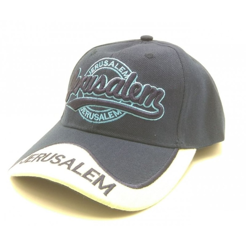 Baseball Cap with Embroidered Jerusalem Design Choic... | Israeli Caps