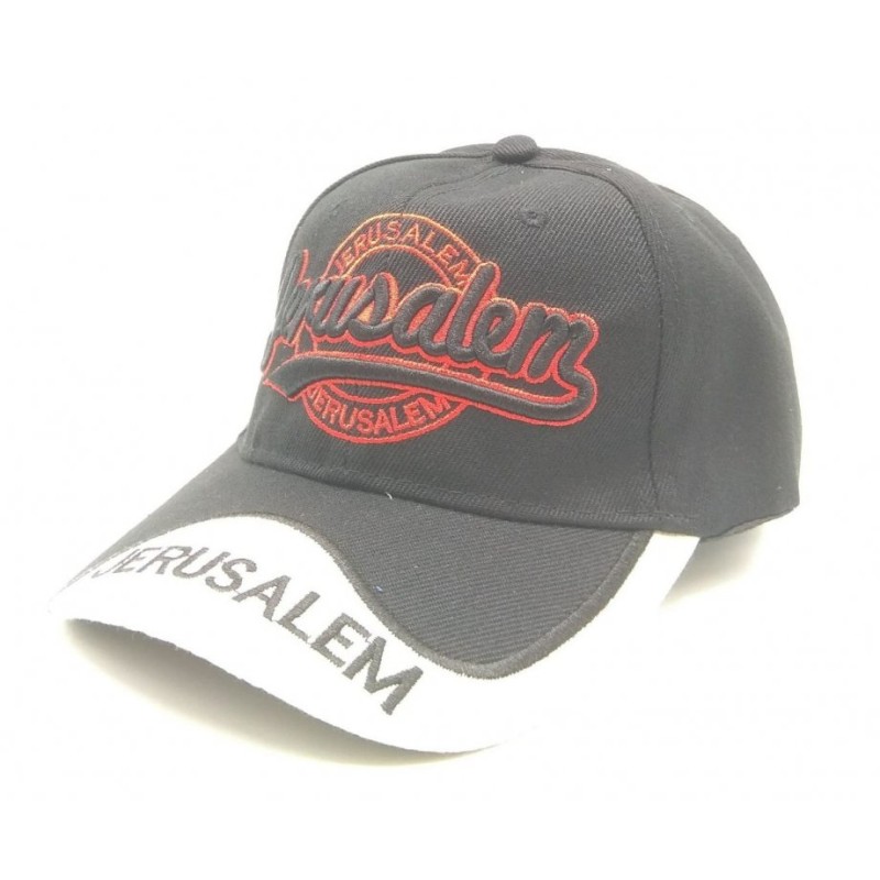 Casquette de baseball avec Jérusalem brodée Design Choice... | Casquettes israéliennes