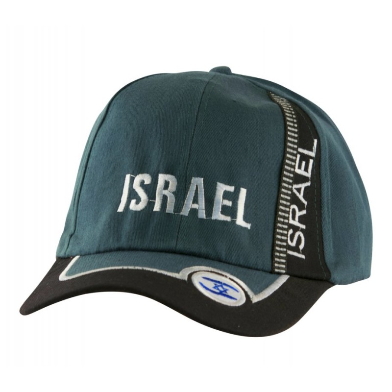 Baseball Cap with Israel and Star of David Design Ch... | Israeli Caps