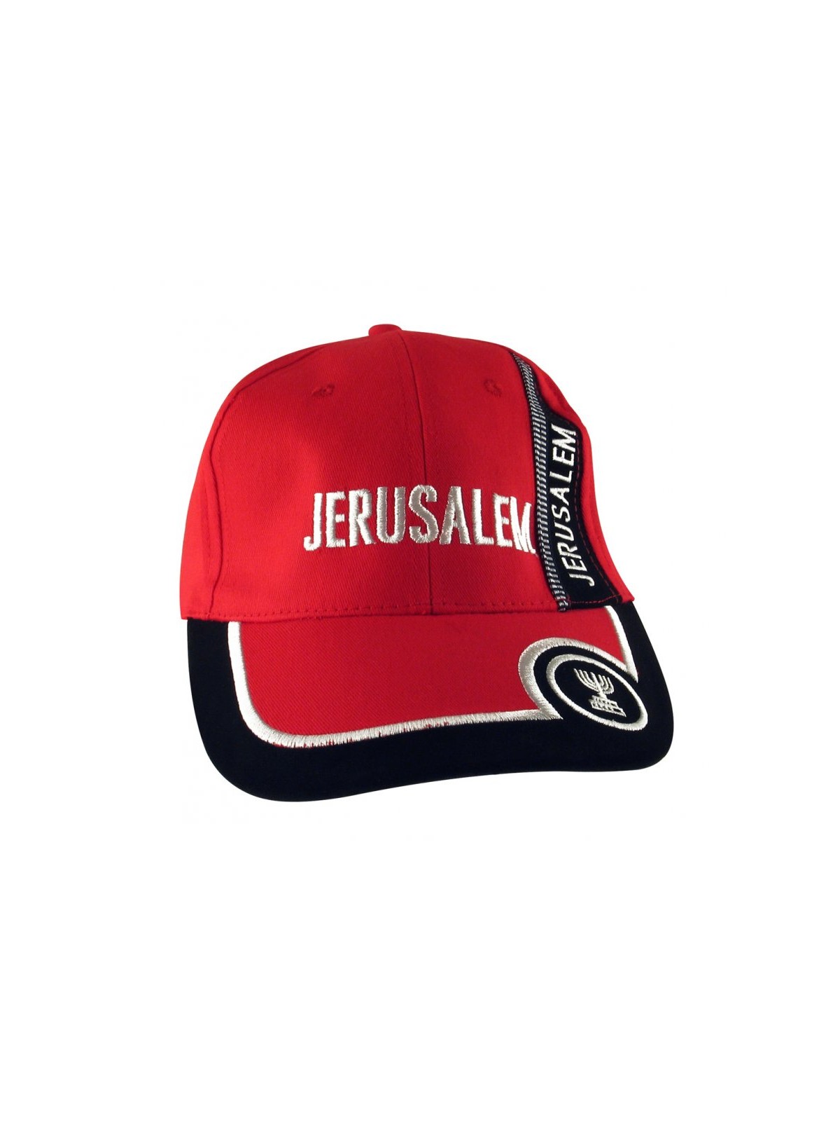 Jerusalem Cap with Menorah Design | Israeli Caps
