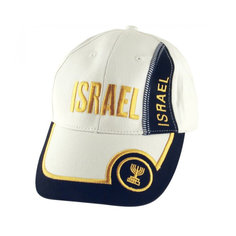Israel Menorah Cotton Cap | Israeli Caps