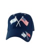 Israel US Flag Navy Cap | Israeli Caps