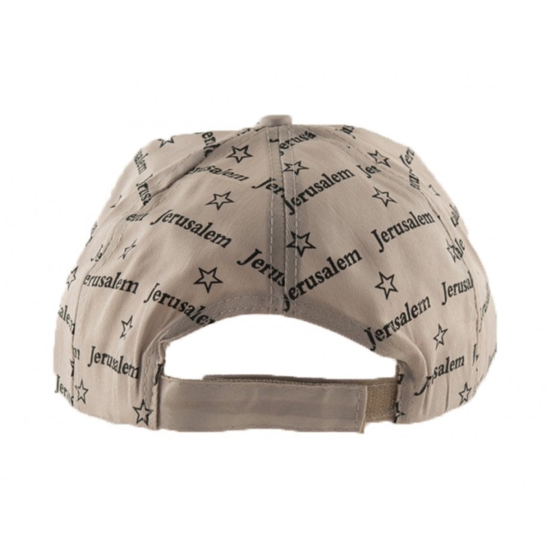 Baseball Cap with Jerusalem and Stars of David Desig... | Israeli Caps