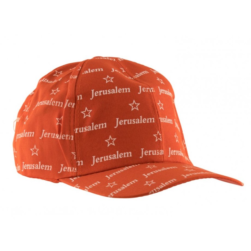 Baseball Cap with Jerusalem and Star of David Design... | Israeli Caps