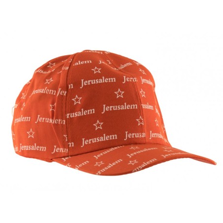 Baseball Cap with Jerusalem and Star of David Design... | Israeli Caps