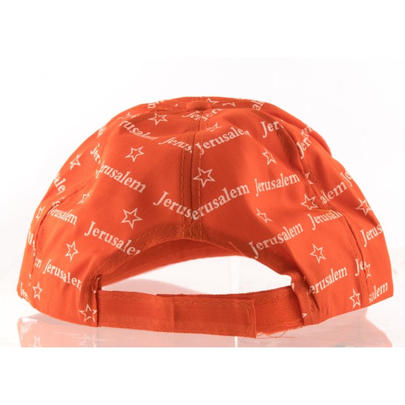 Baseball Cap with Jerusalem and Star of David Design... | Israeli Caps
