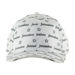 Baseball Cap with Jerusalem and Stars of David desig... | Israeli Caps