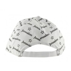 Baseball Cap with Jerusalem and Stars of David desig... | Israeli Caps