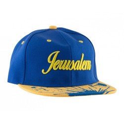 Baseball Cap with Jerusalem and Paint Splatter Desig... | Israeli Caps