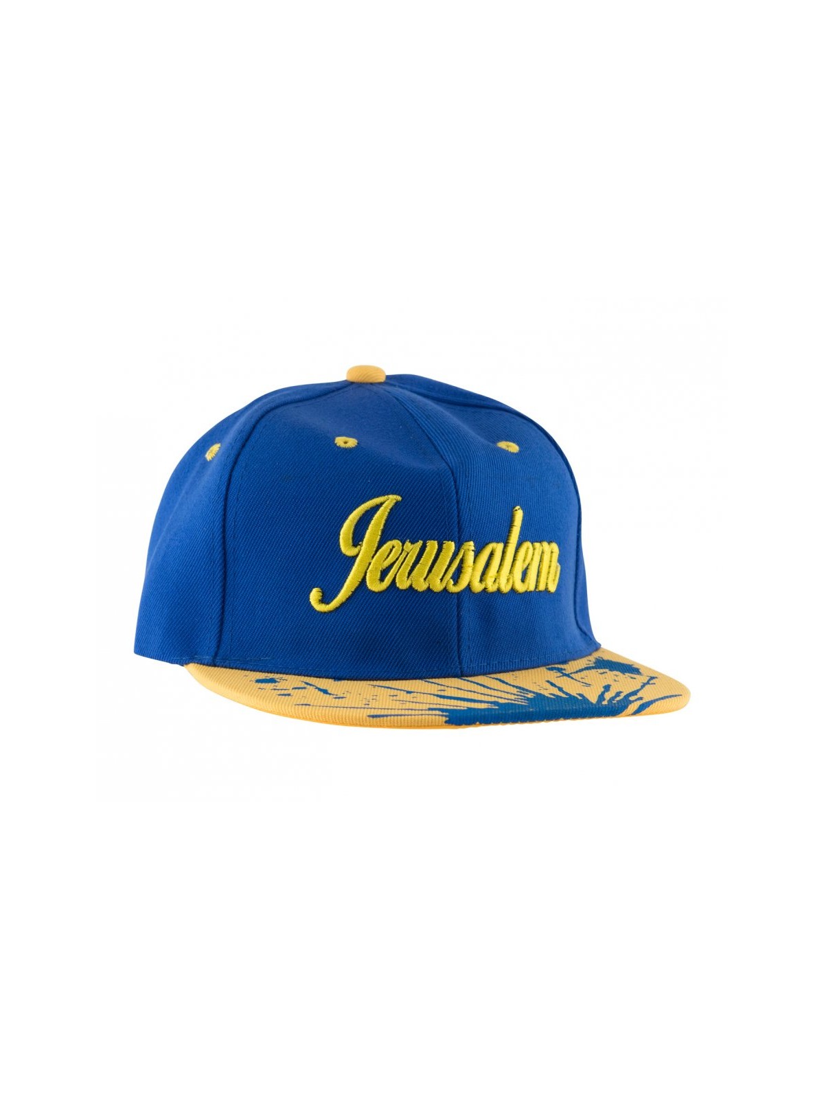 Baseball Cap with Jerusalem and Paint Splatter Desig... | Israeli Caps