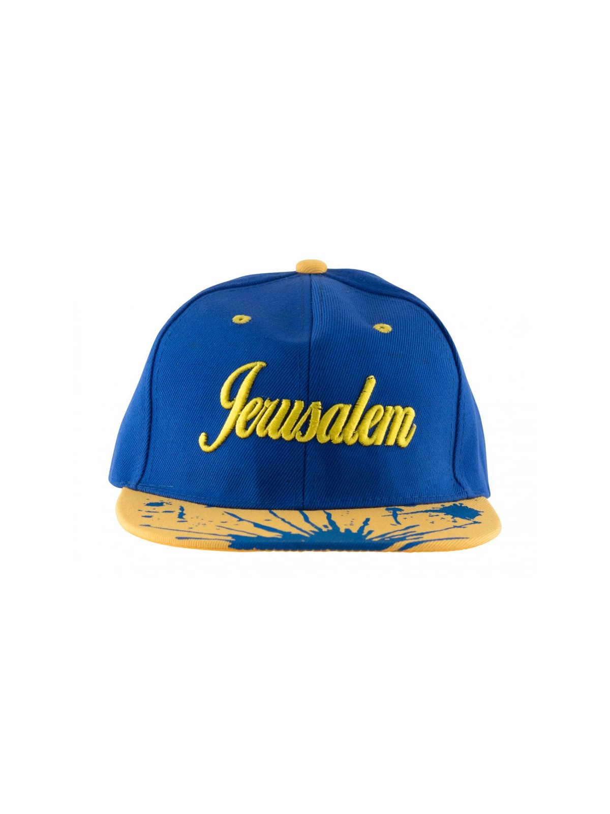 Baseball Cap with Jerusalem and Paint Splatter Desig... | Israeli Caps