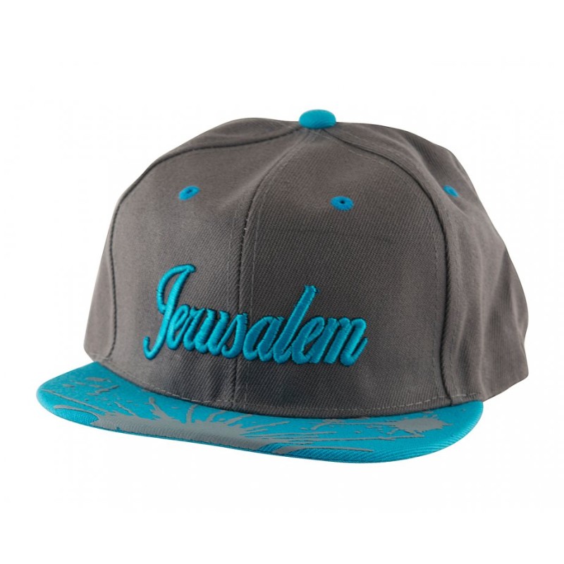 Baseball Cap with Jerusalem and Paint Splatter Desig... | Israeli Caps