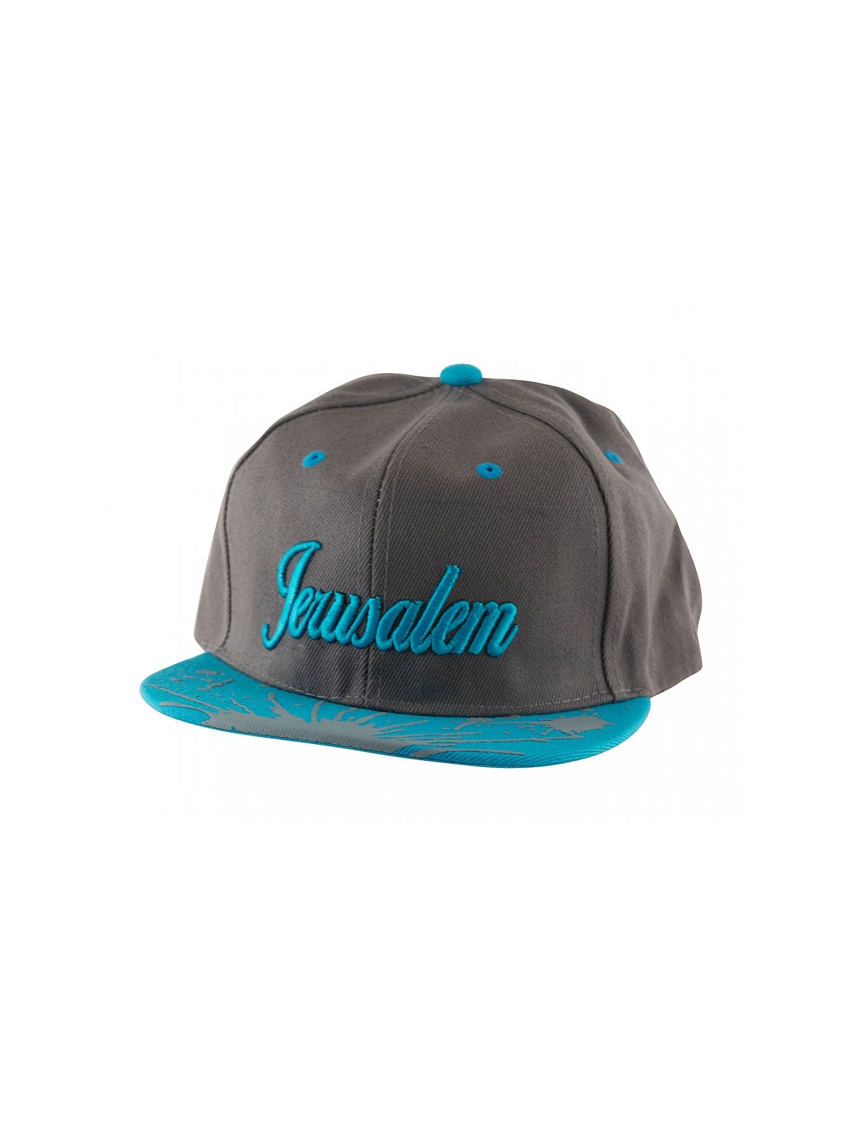 Baseball Cap with Jerusalem and Paint Splatter Desig... | Israeli Caps