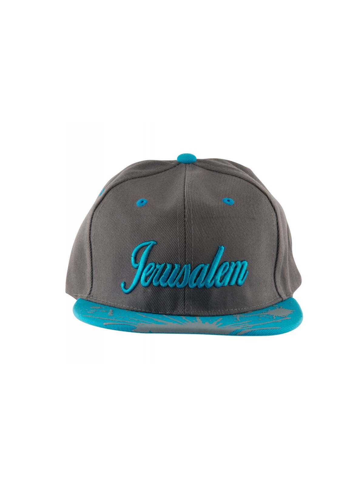 Baseball Cap with Jerusalem and Paint Splatter Desig... | Israeli Caps