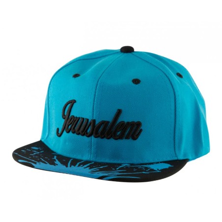 Casquette de baseball avec motif Jérusalem et éclaboussures de peinture... | Casquettes israéliennes