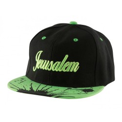 Baseball Cap with Jerusalem and Paint Splatter Desig... | Israeli Caps
