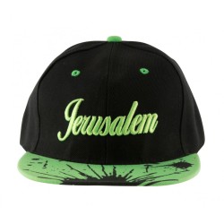 Baseball Cap with Jerusalem and Paint Splatter Desig... | Israeli Caps