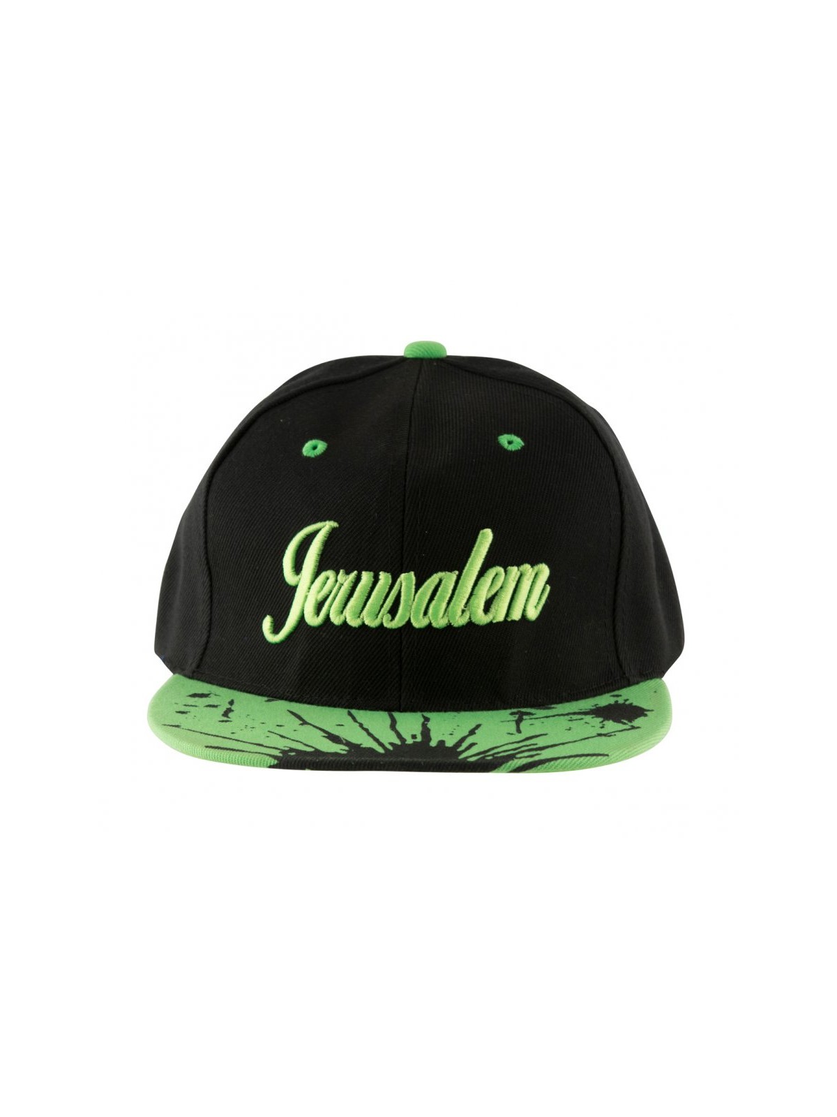 Baseball Cap with Jerusalem and Paint Splatter Desig... | Israeli Caps