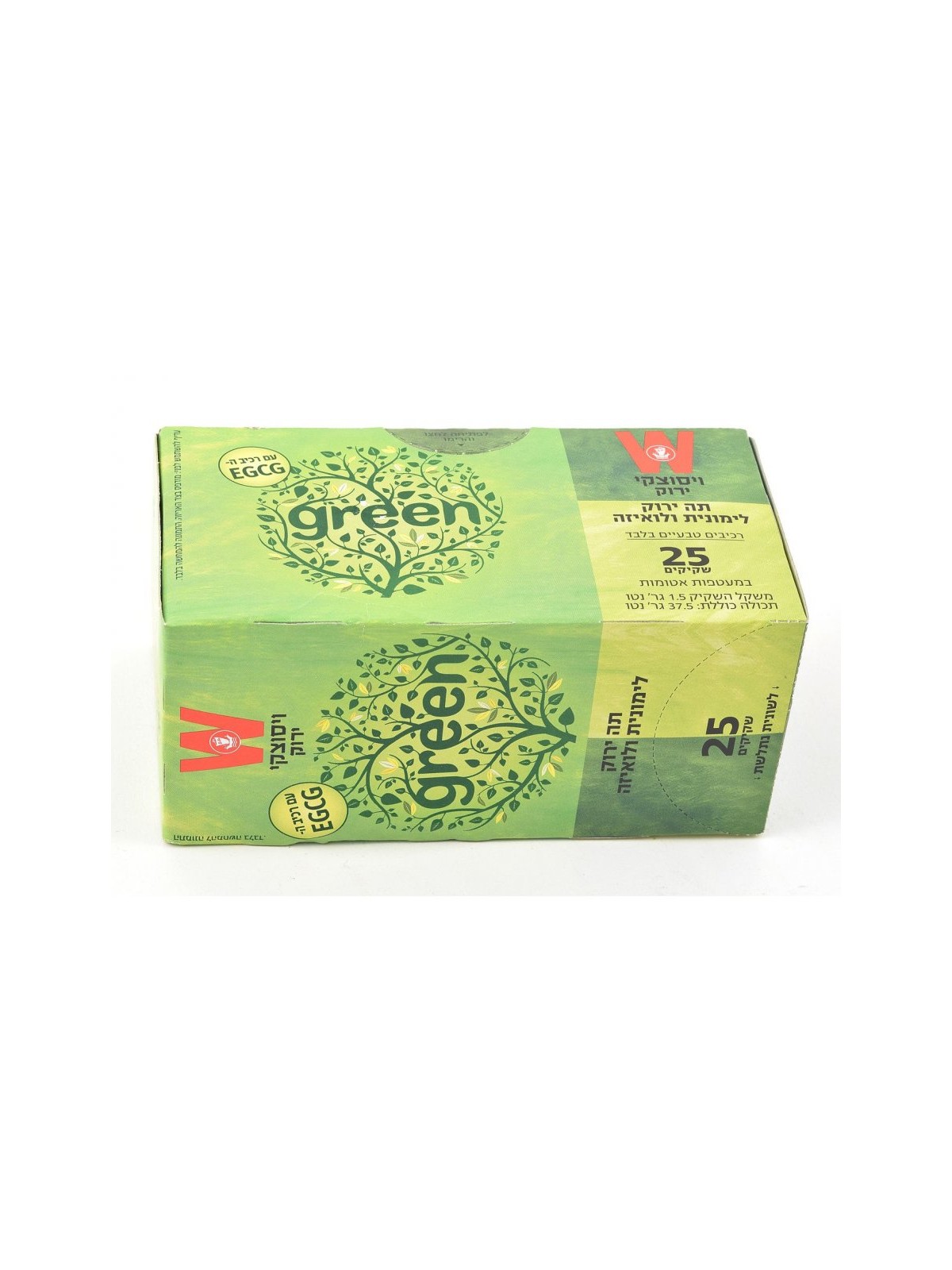 Wissotzky Green Tea with Lemongrass and Verbena 25 Sa... | Israeli Tea