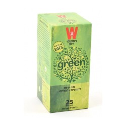 Wissotzky Green Tea with Lemongrass and Verbena 25 Sa... | Israeli Tea