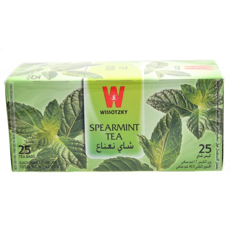 Wissotzky Menthe Nana Tea Sachets de thé | Thé israélien