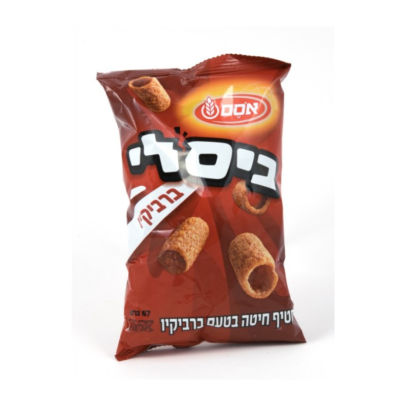 Bissli Snack with Barbecue Flavor by Osem Medium Size | Israeli Snacks