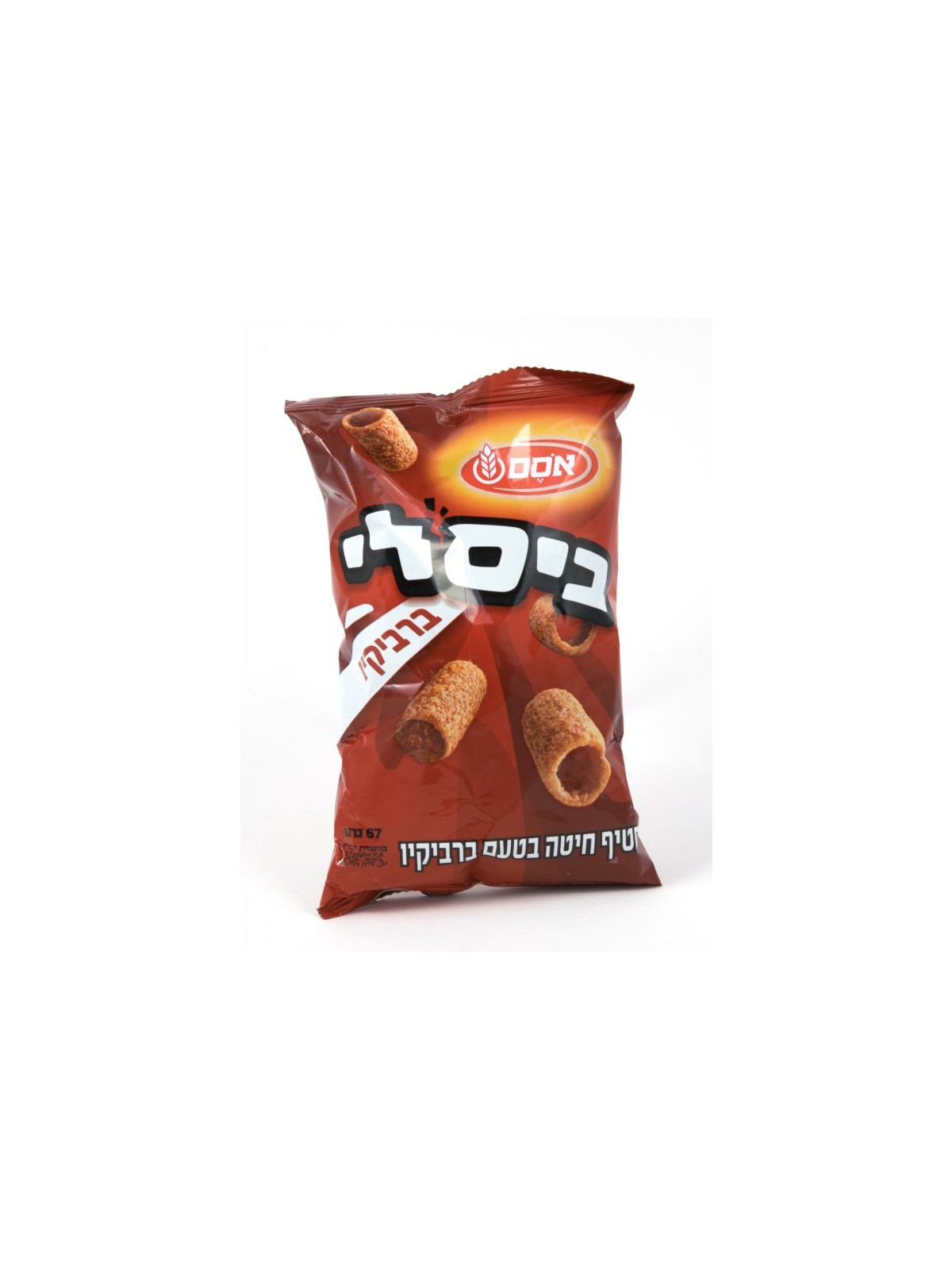 Bissli Snack au goût de barbecue par Osem Taille moyenne | Collations israéliennes