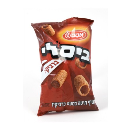 Bissli Snack with Barbecue Flavor by Ossem Large Size | Israeli Snacks