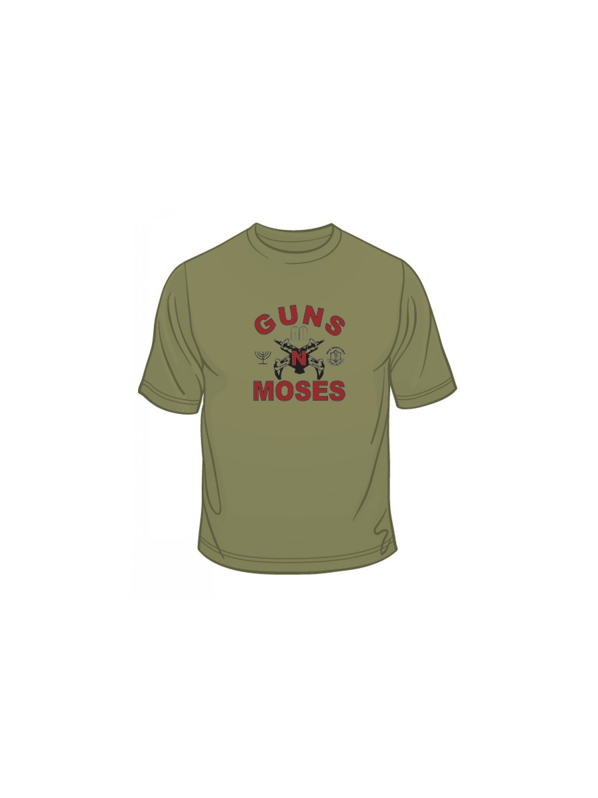Guns n Moses T Shirt | חולצות יהודיות
