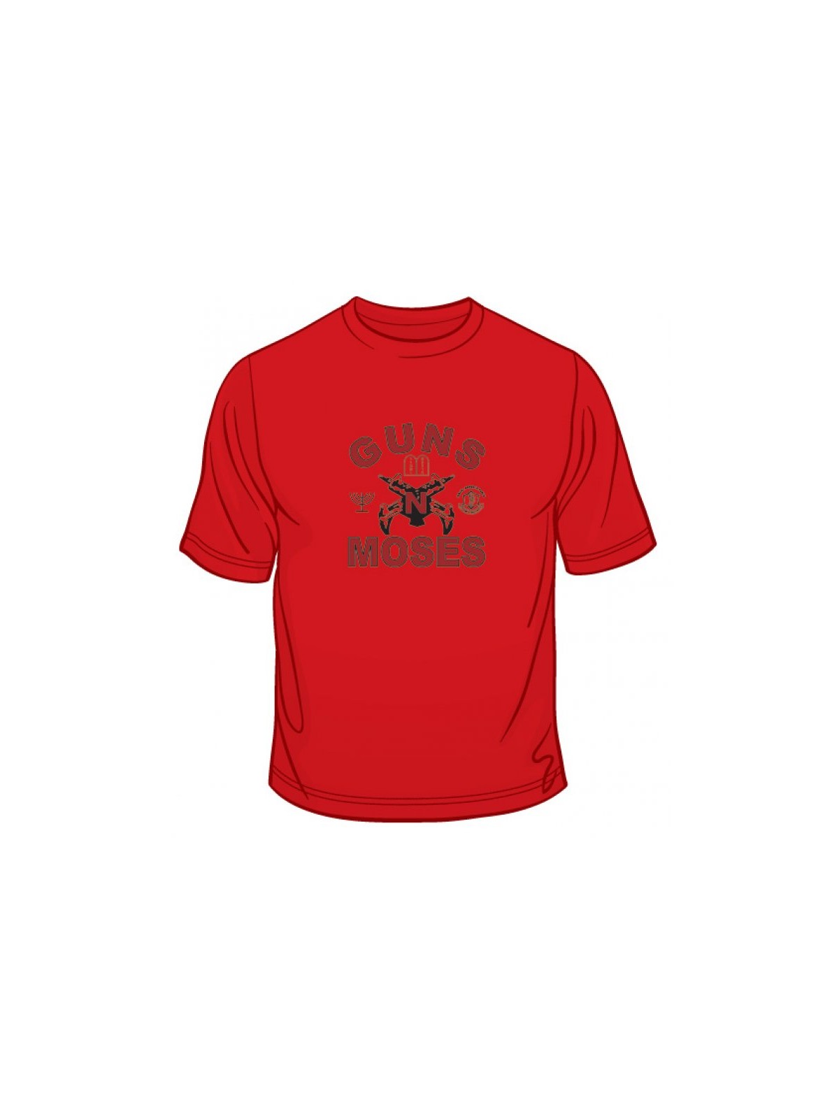 Guns n Moses T Shirt | חולצות יהודיות