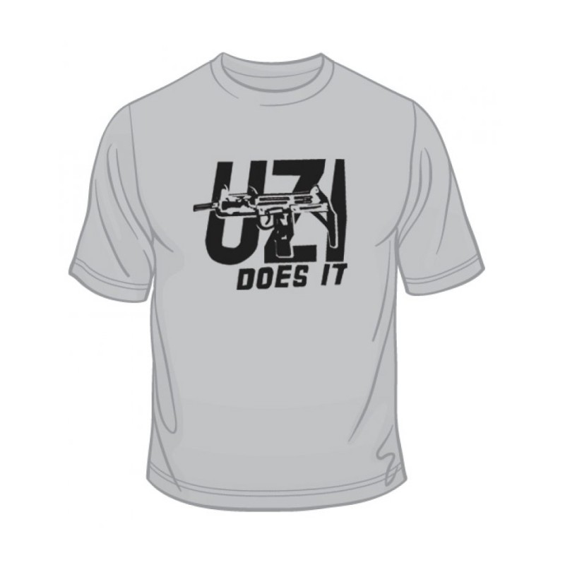 Uzi Does It T Shirt | Israeli Army T-Shirts