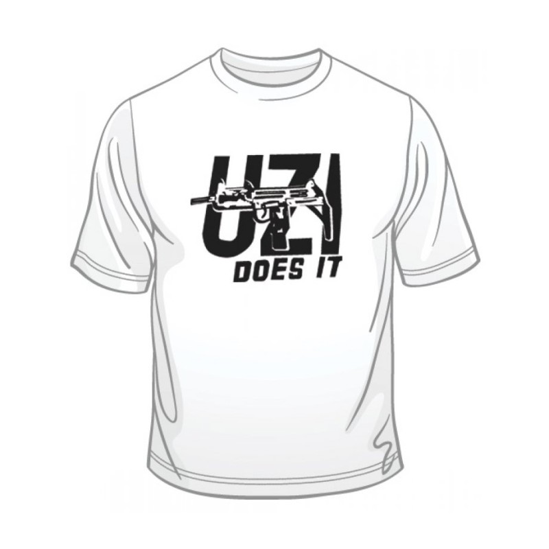 Uzi Does It T Shirt | Israeli Army T-Shirts