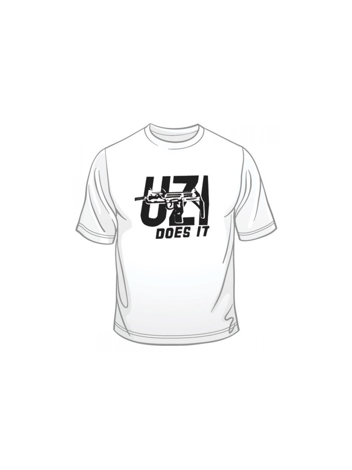 Uzi Does It T Shirt | Israeli Army T-Shirts
